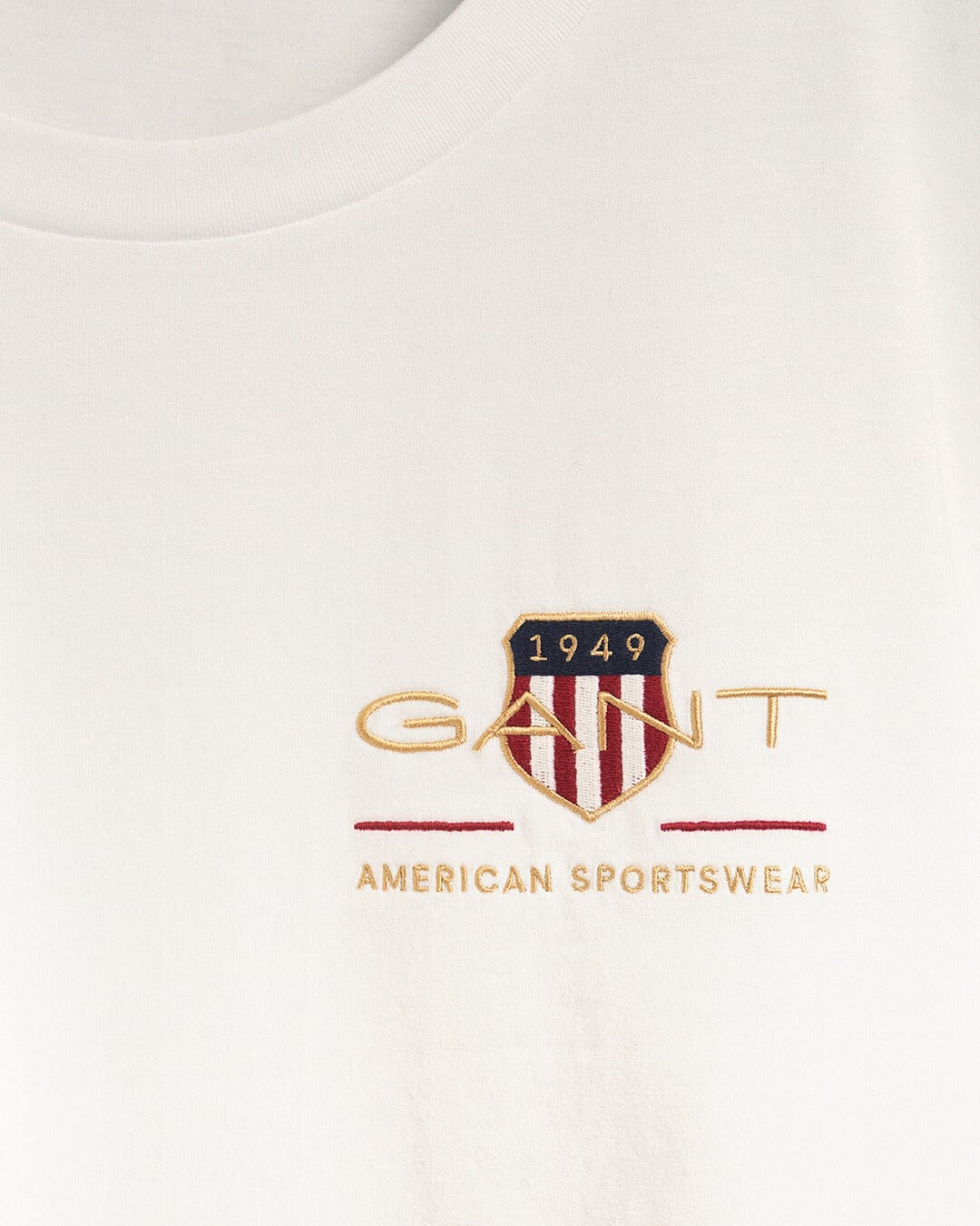 Gant T-Shirts Gant White Archive Shield T-Shirt