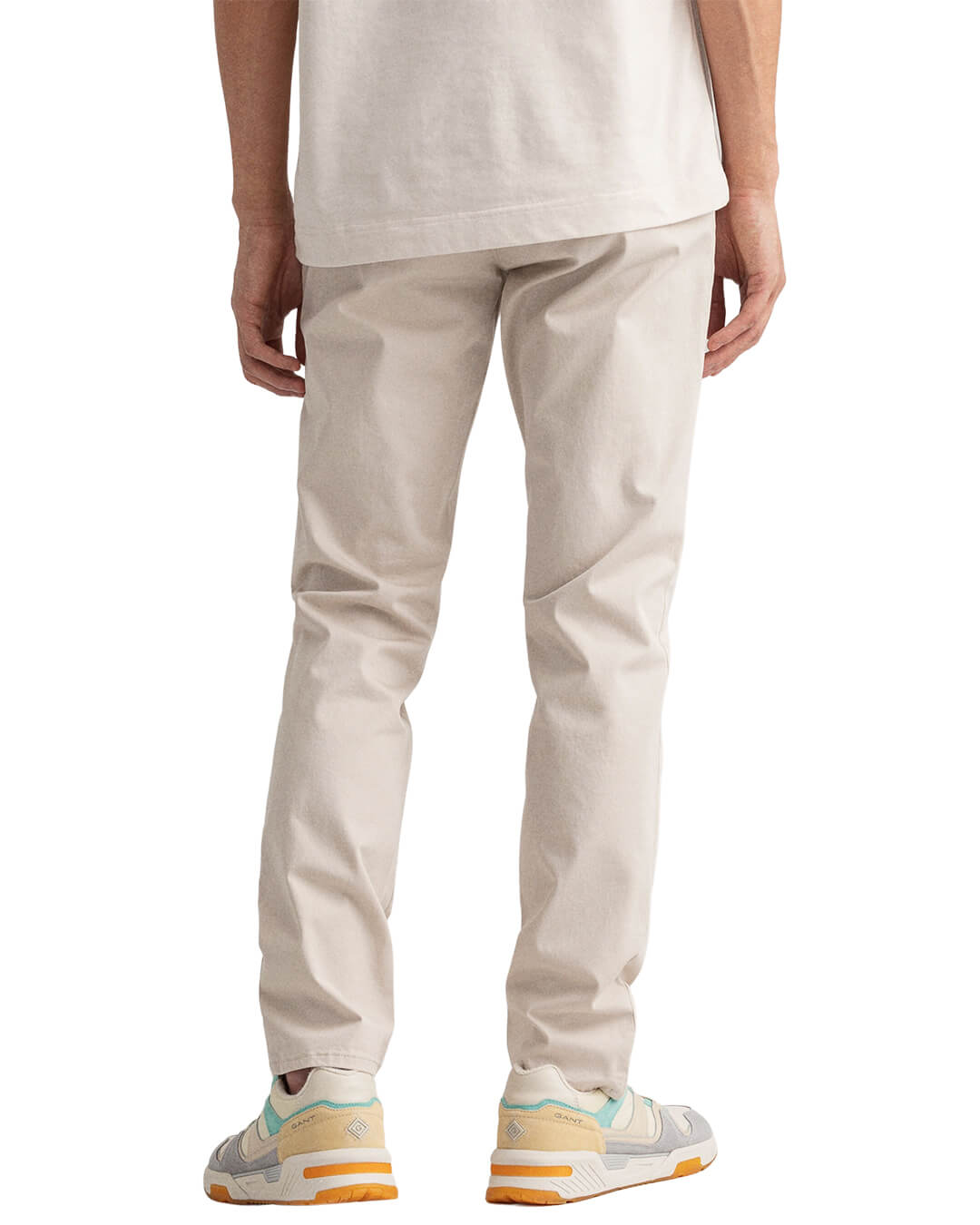 Gant Trousers Gant Beige Hallden Slim Fit Twill Chinos