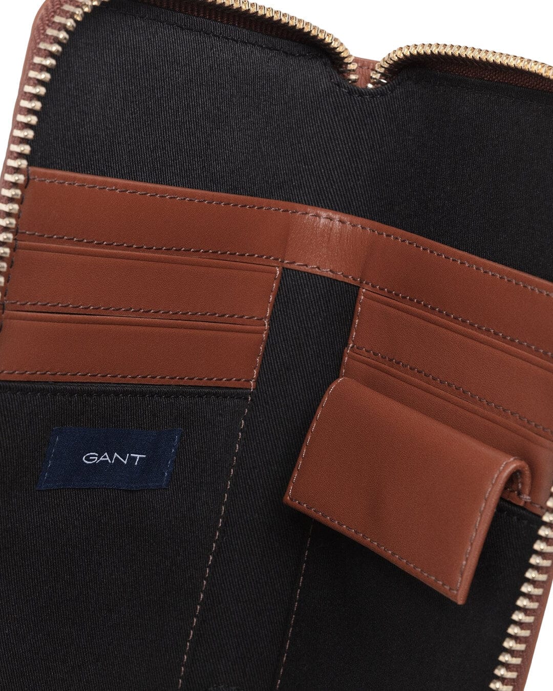 Gant Wallets One Size Gant Brown Leather Wallet