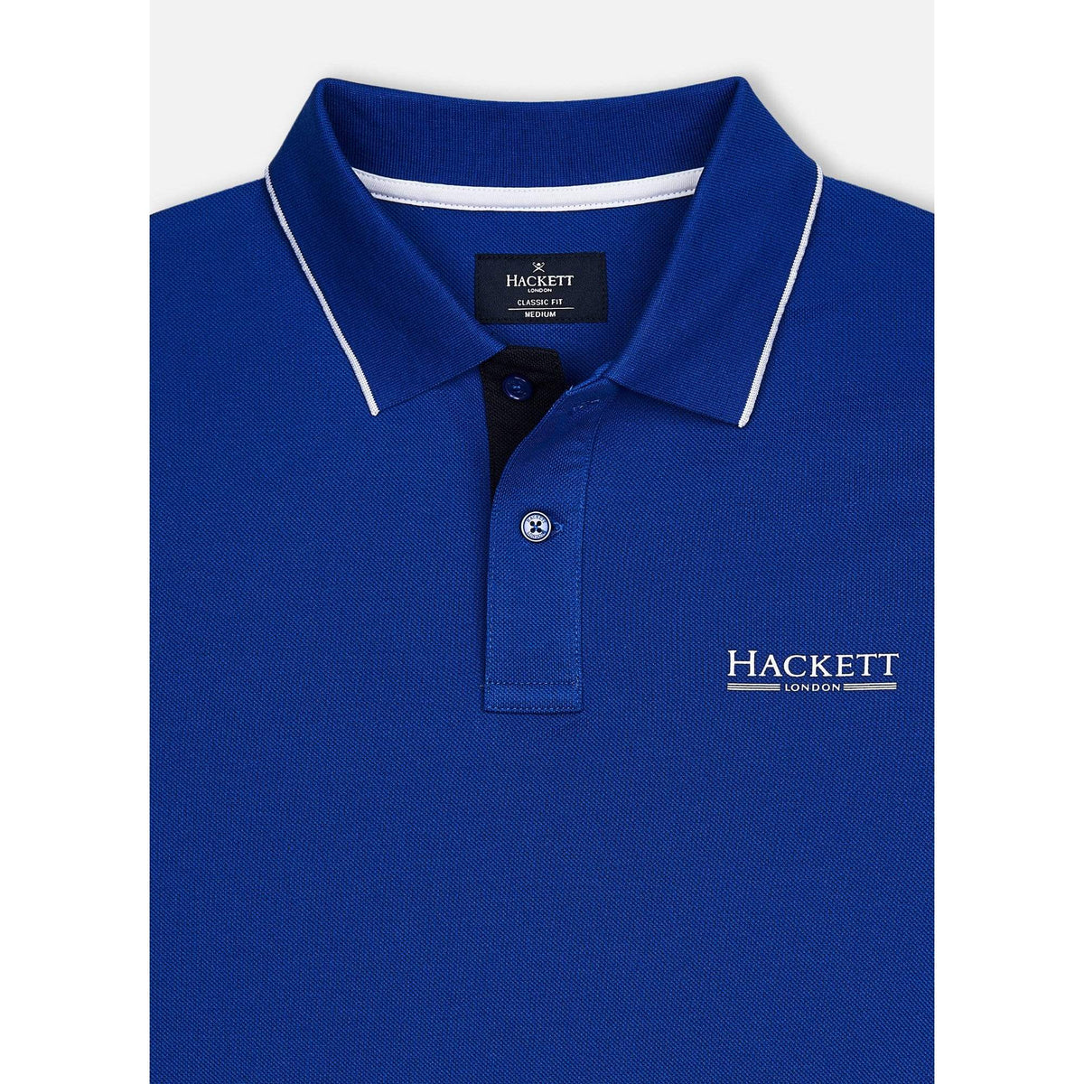 Hackett Polo Shirts Hackett Electric Blue Polo Shirt