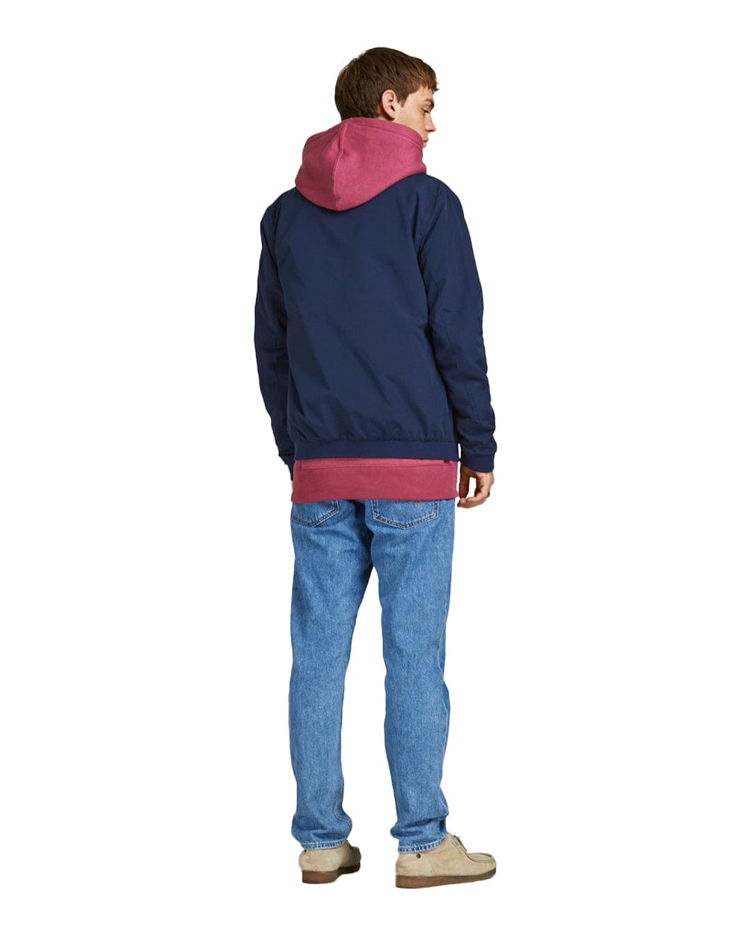 Jack & Jones Outerwear Jack & Jones Rush Navy Harrington Bomber