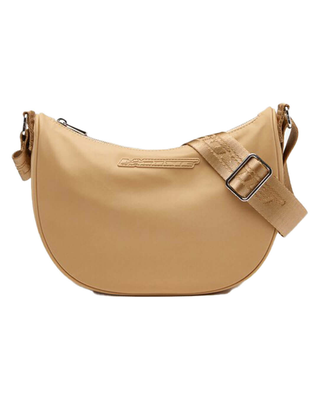 Lacoste Bags ONE SIZE Lacoste Contrast Branding Halfmoon Beige Bag