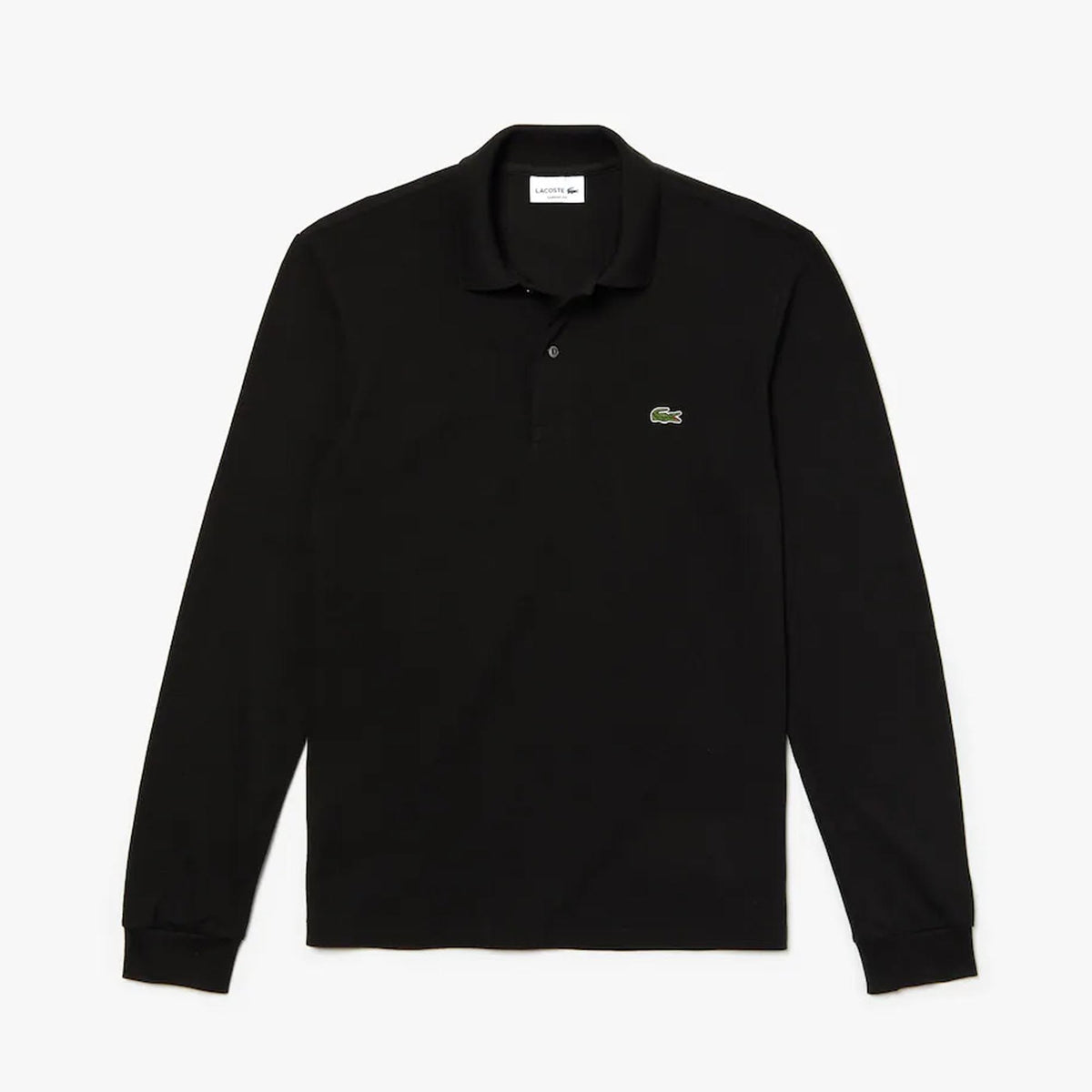 Lacoste Polo Shirts Lacoste Black Long Sleeves Polo Shirt