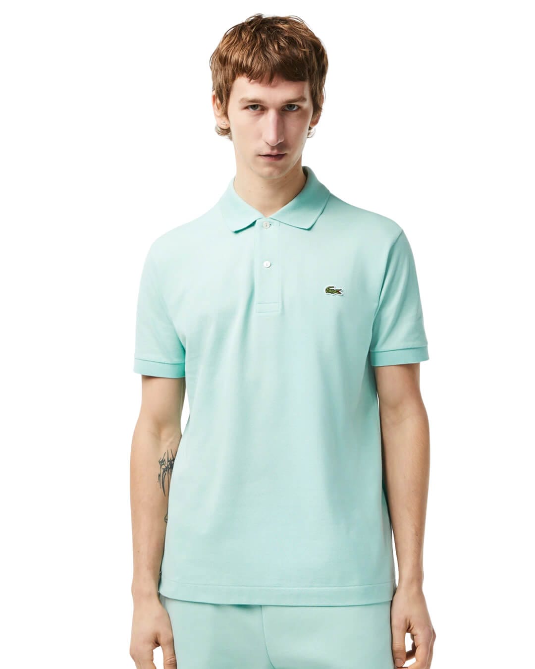 Lacoste Polo Shirts Lacoste Classic Fit L.12.12 Mint Green Polo Shirt