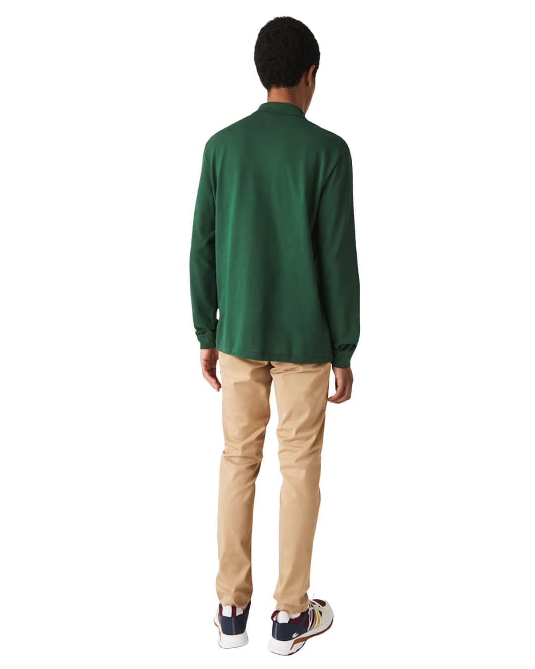 Lacoste Polo Shirts Lacoste Green Long Sleeves Polo Shirt