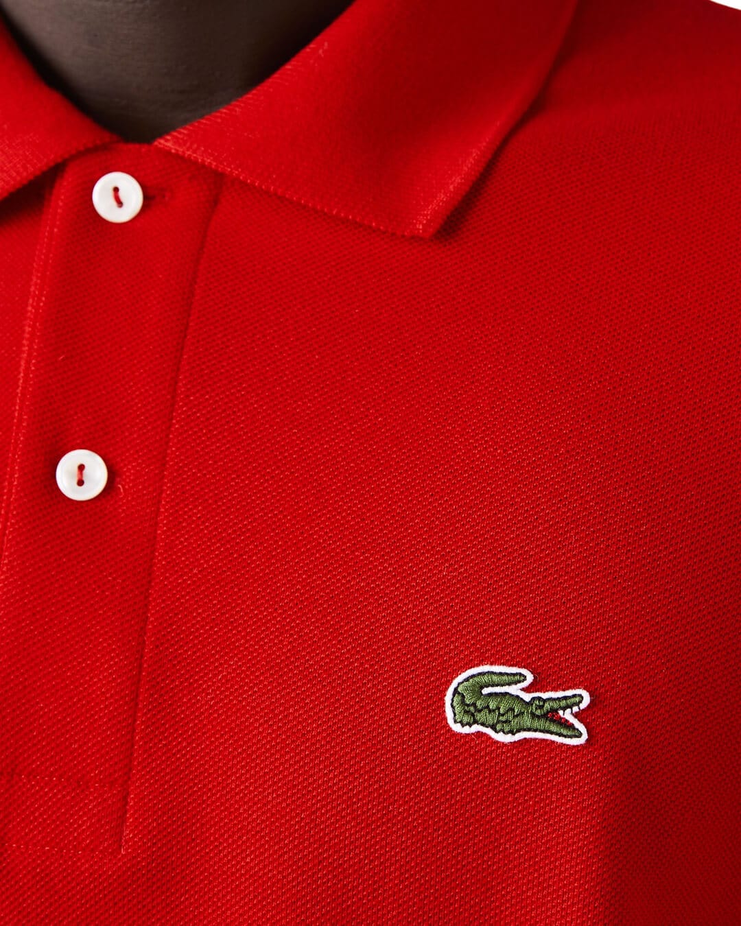 Lacoste Polo Shirts Lacoste Red Long Sleeves Polo Shirt
