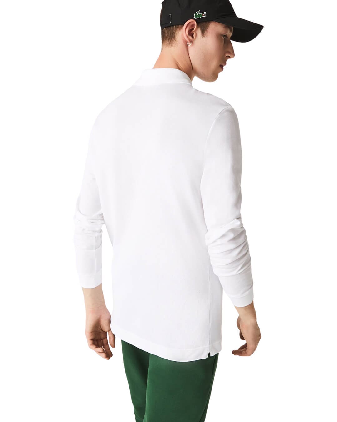 Lacoste Polo Shirts Lacoste Slim Fit Petit Piqué White Polo Shirt