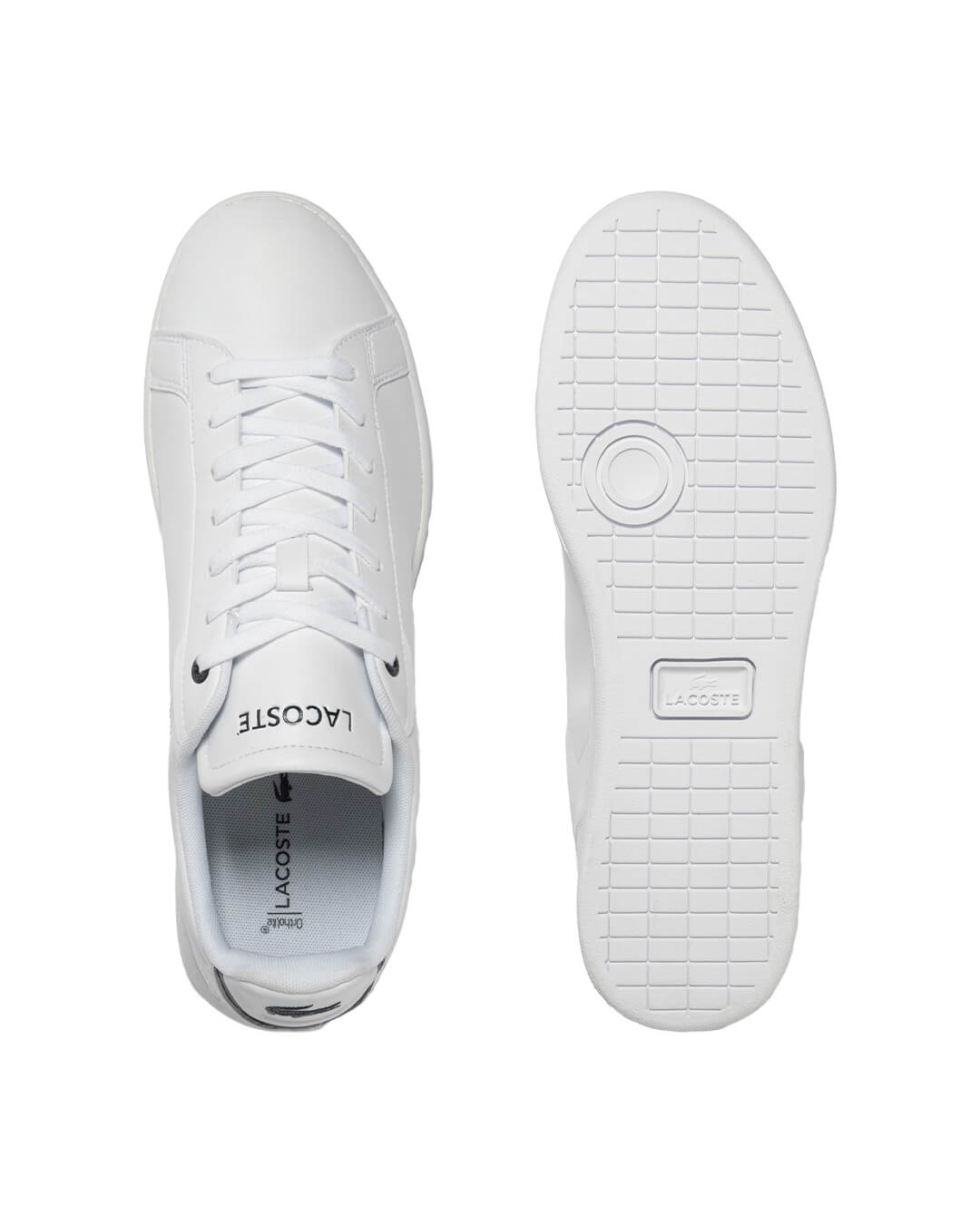 Lacoste Carnaby Pro Bl Leather White Tonal Sneakers 