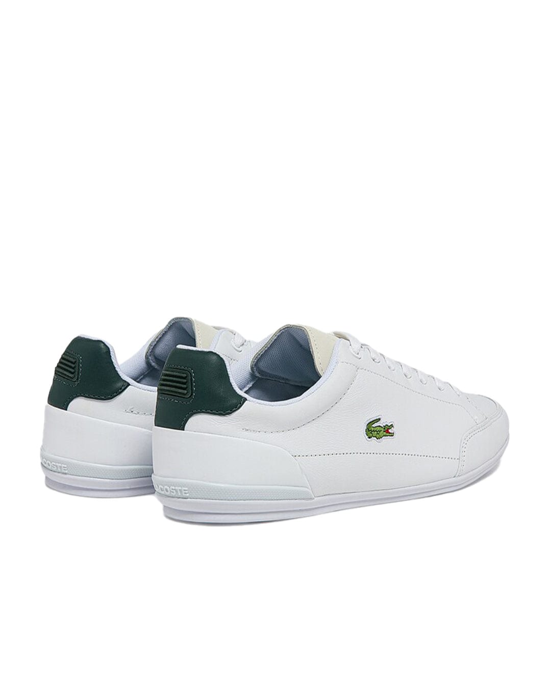 Lacoste Shoes Lacoste Chaymon White And Green Sneakers