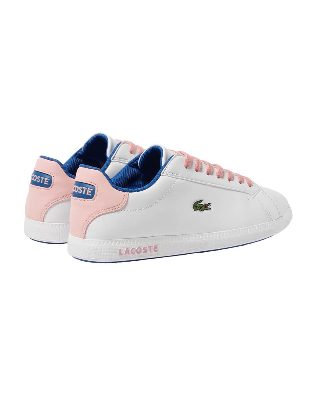 Lacoste Shoes Lacoste Graduate Synthetic White Sneakers