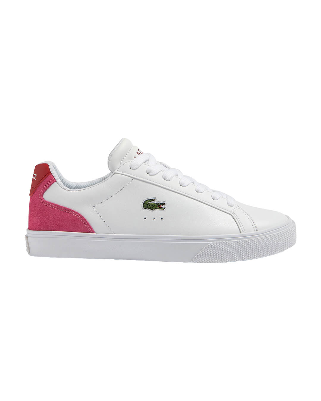 Lacoste Shoes Lacoste Lerond Pro Leather Heel Pop White Sneakers