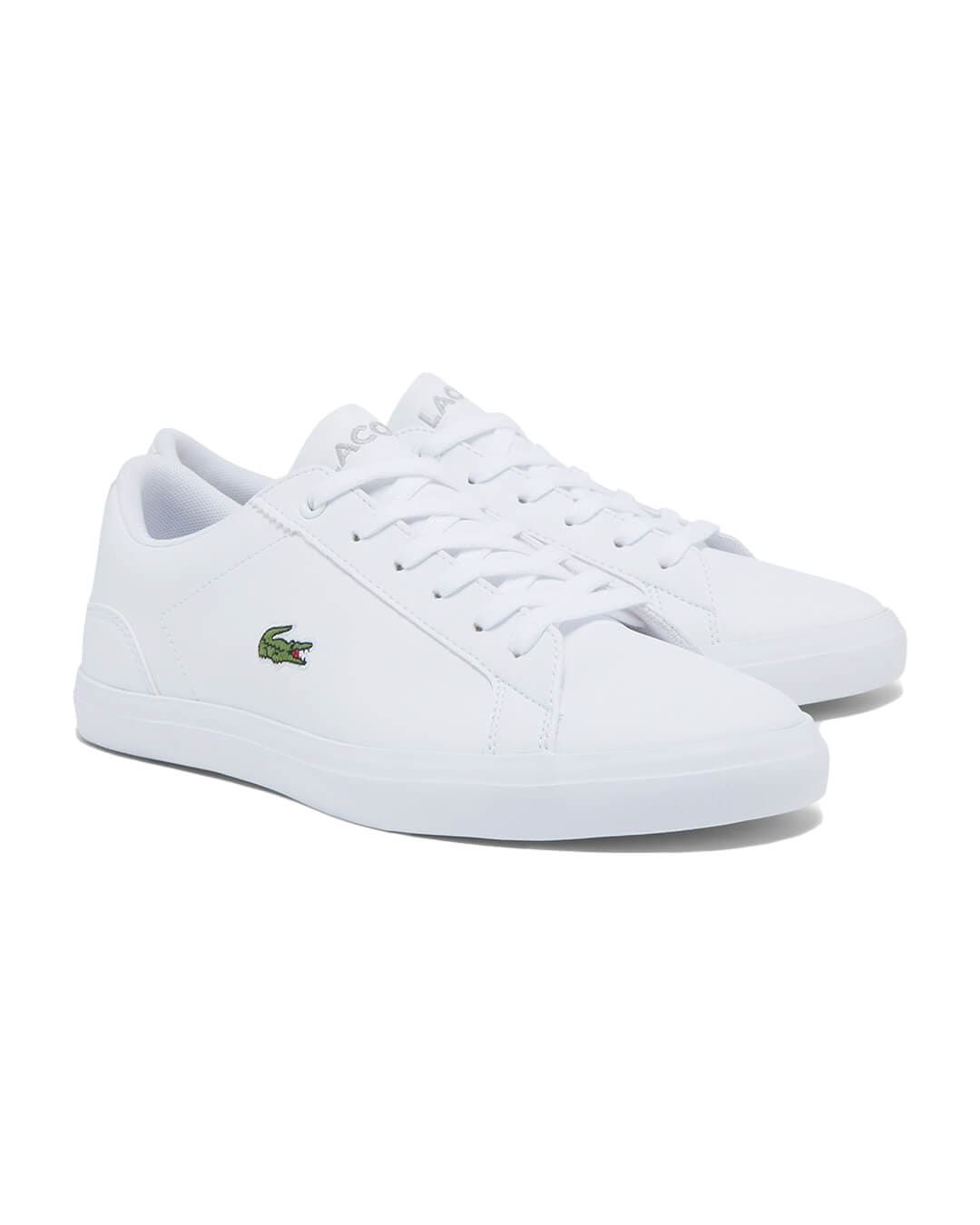 Lacoste Shoes Lacoste Lerond Synthetic White Trainers