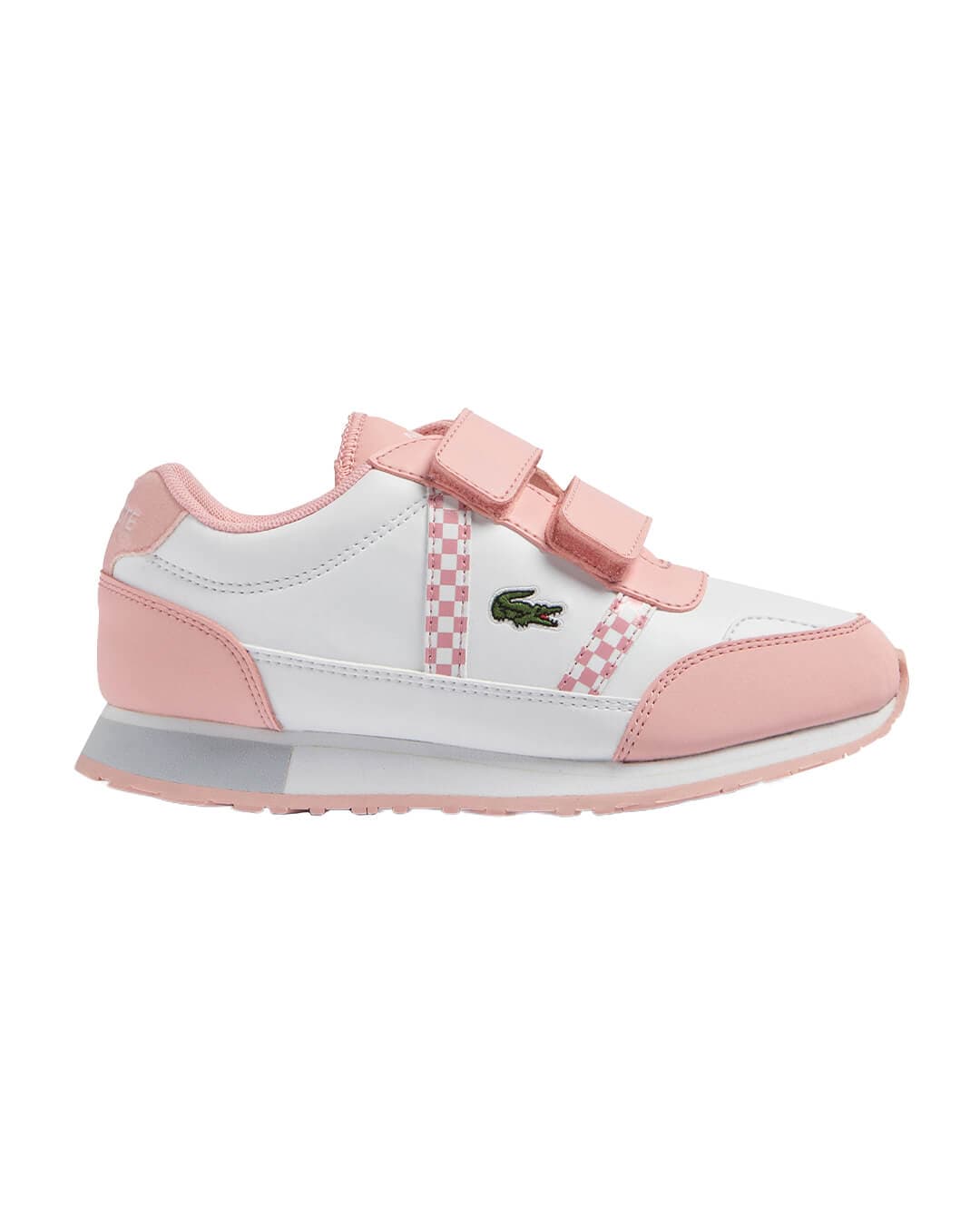 Lacoste Shoes Lacoste Partner White and Pink Sneakers