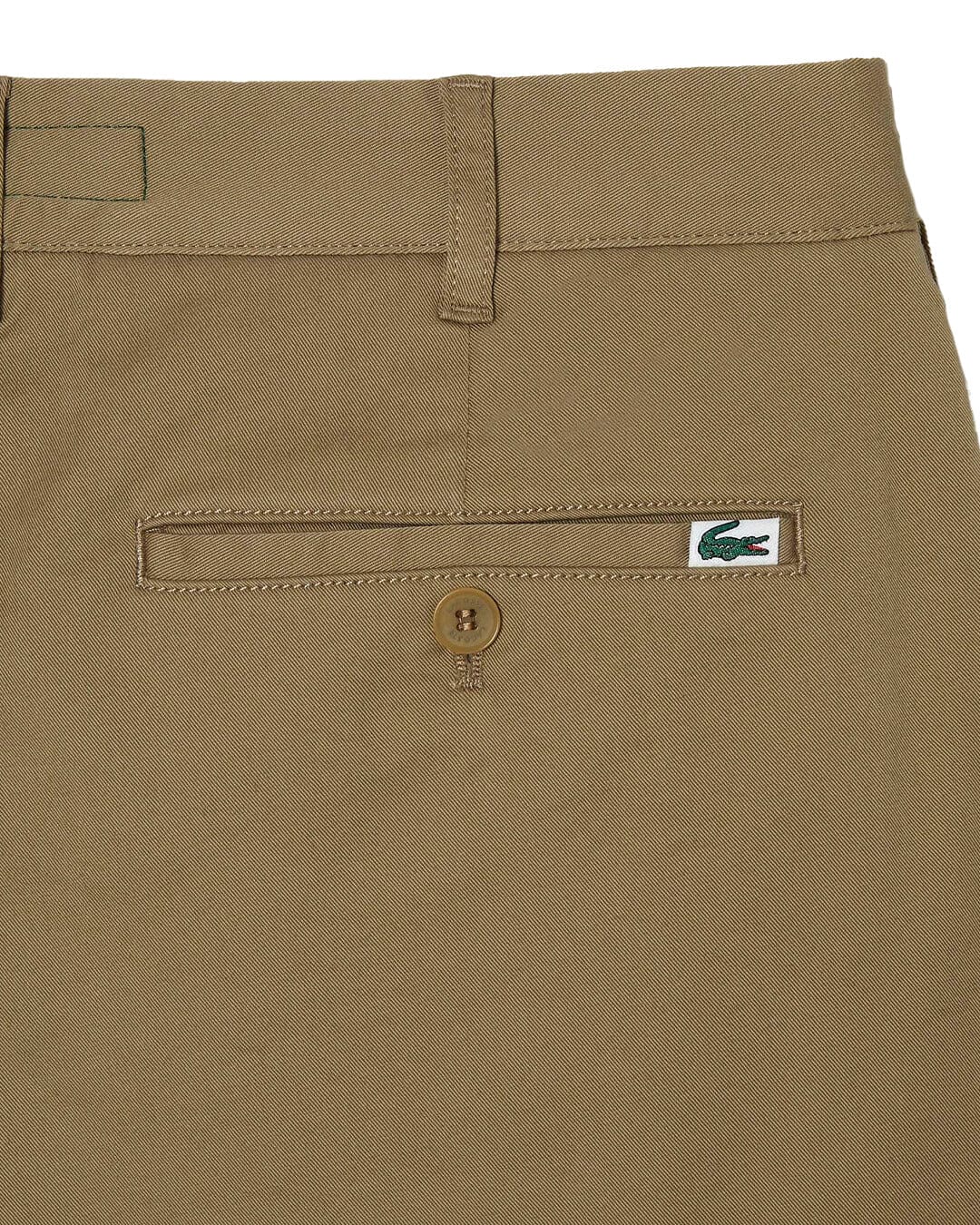 Lacoste Shorts Lacoste Slim Fit Stretch Cotton White Bermuda Shorts