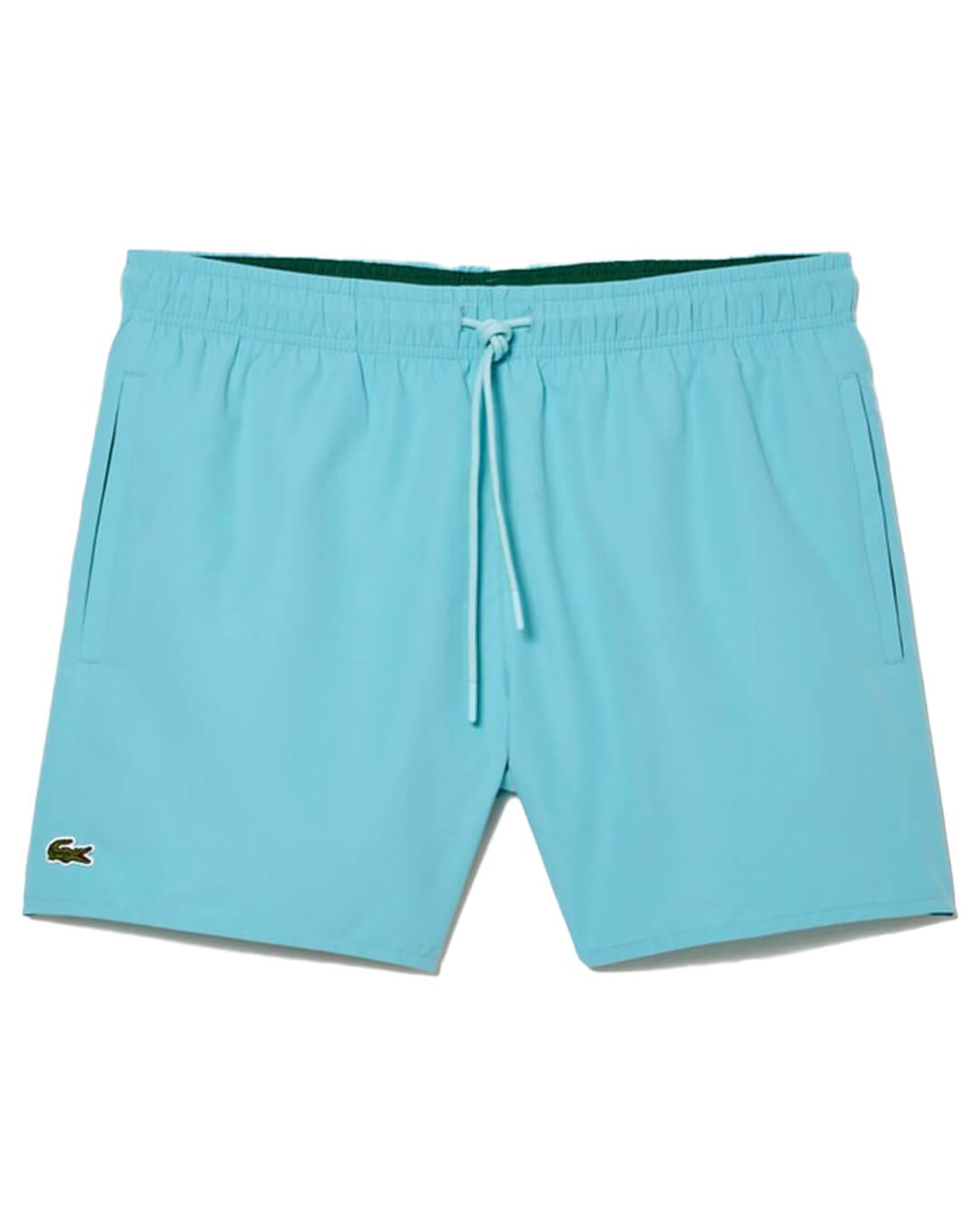 Lacoste Swimwear Lacoste Light Quick-Dry Beige Swim Shorts
