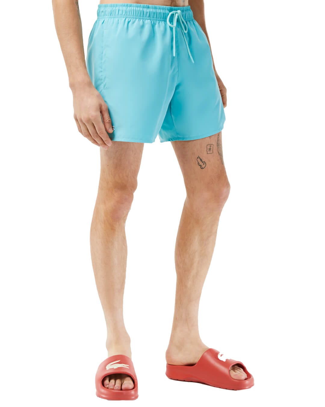 Lacoste Swimwear Lacoste Light Quick-Dry Beige Swim Shorts