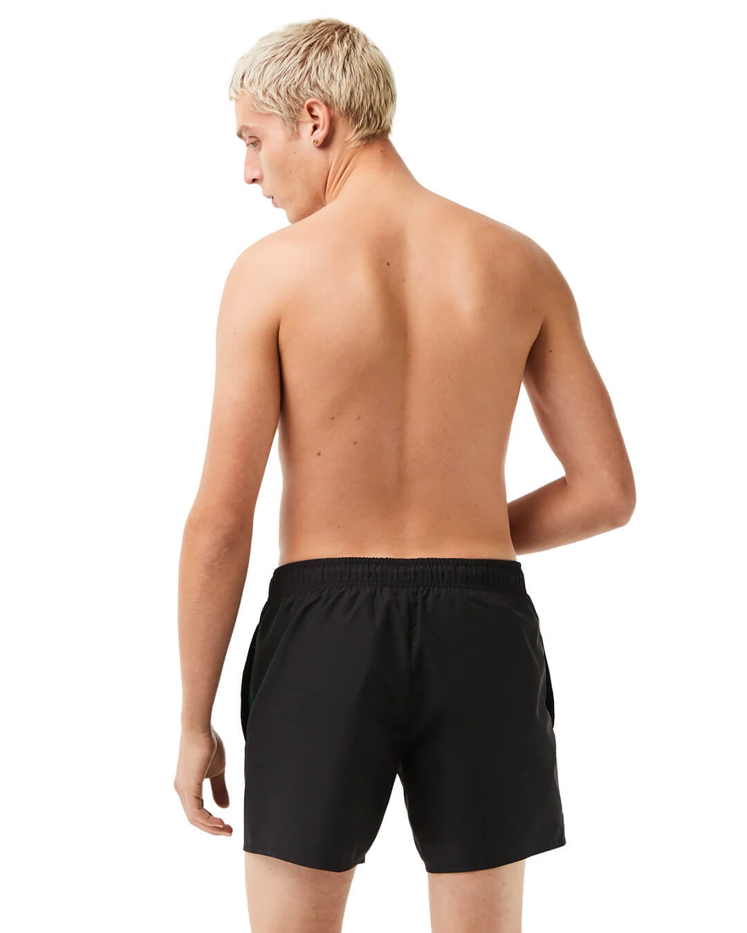 Lacoste Swimwear Lacoste Light Quick-Dry Black Swim Shorts
