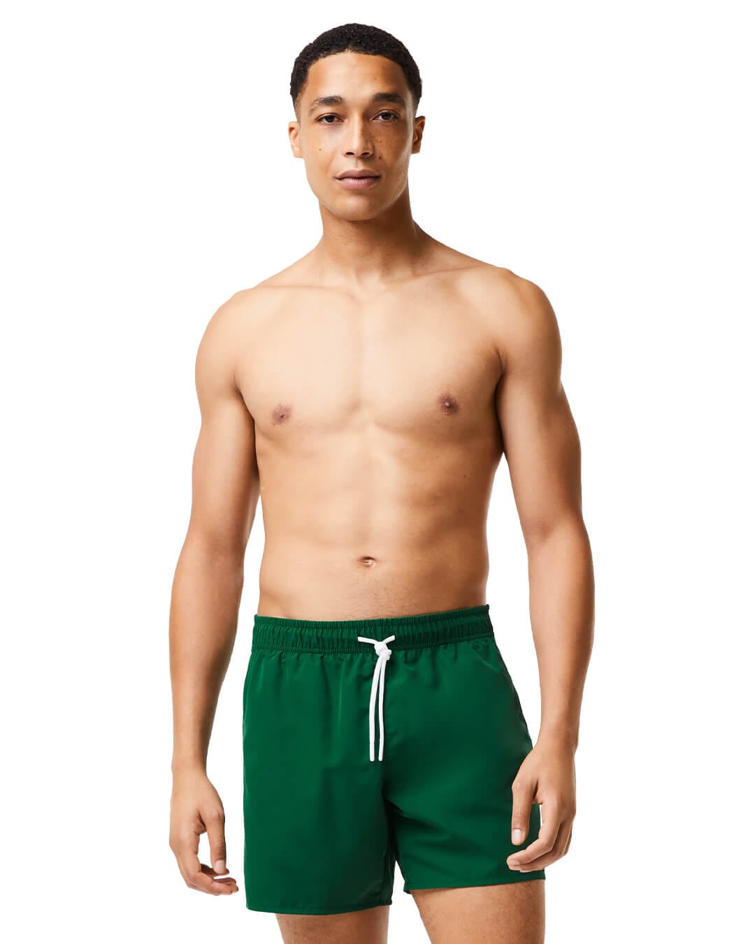 Lacoste Swimwear Lacoste Light Quick-Dry Green Swim Shorts