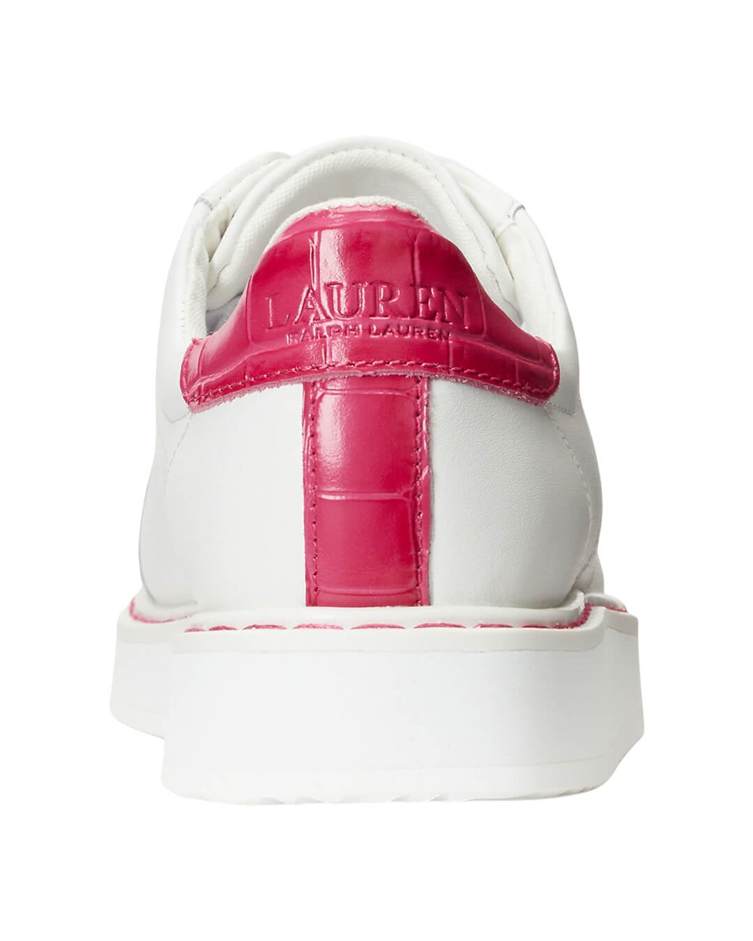 Lauren By Ralph Lauren Shoes Lauren By Ralph Lauren Angeline White And Pink Sneakers
