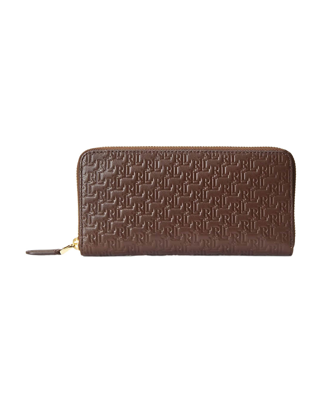Lauren By Ralph Lauren Wallets ONE SIZE Lauren by Ralph Lauren Brown Debossed Leather Continental Wallet