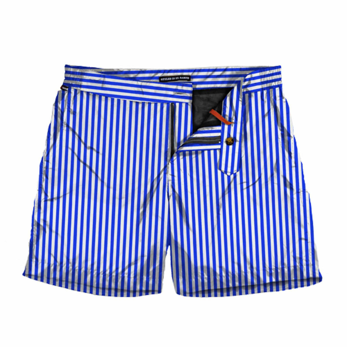 Mc2 Saint Barth Swimwear Les Voiles Blue Man&#39;S Swim Shorts