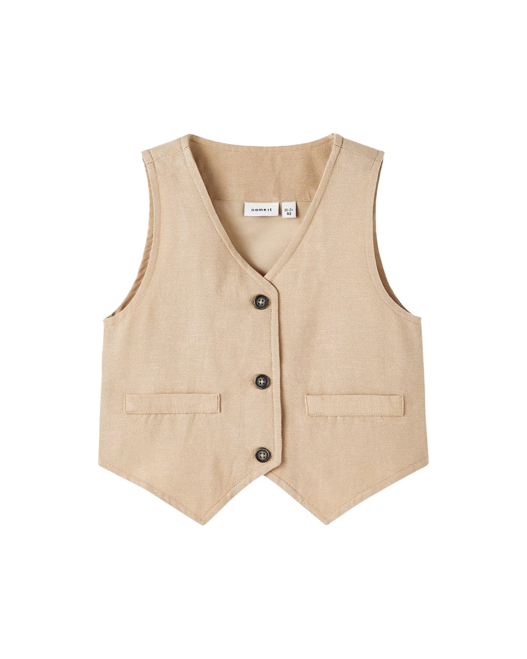 Name It Outerwear Name It Faher Beige Waistcoat