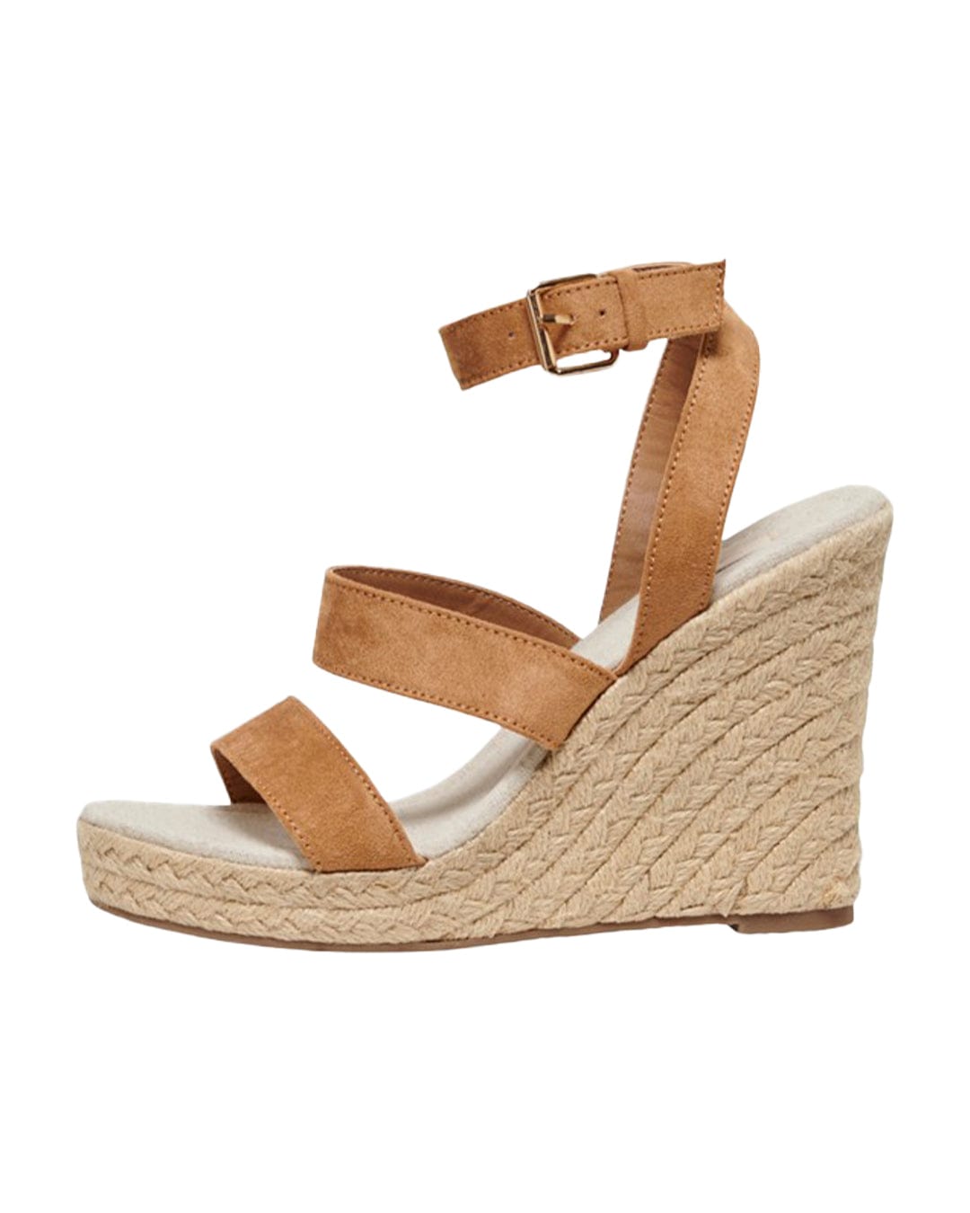 Only Shoes Only Amelia Brown Wedge Sandals