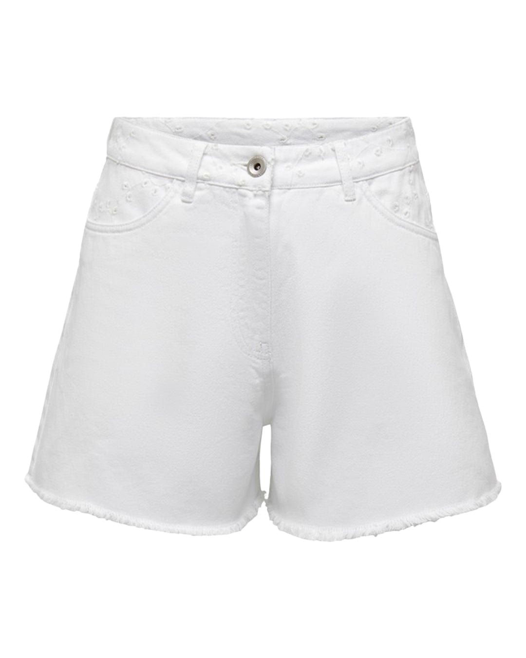 Only Shorts Only Elena White Shorts