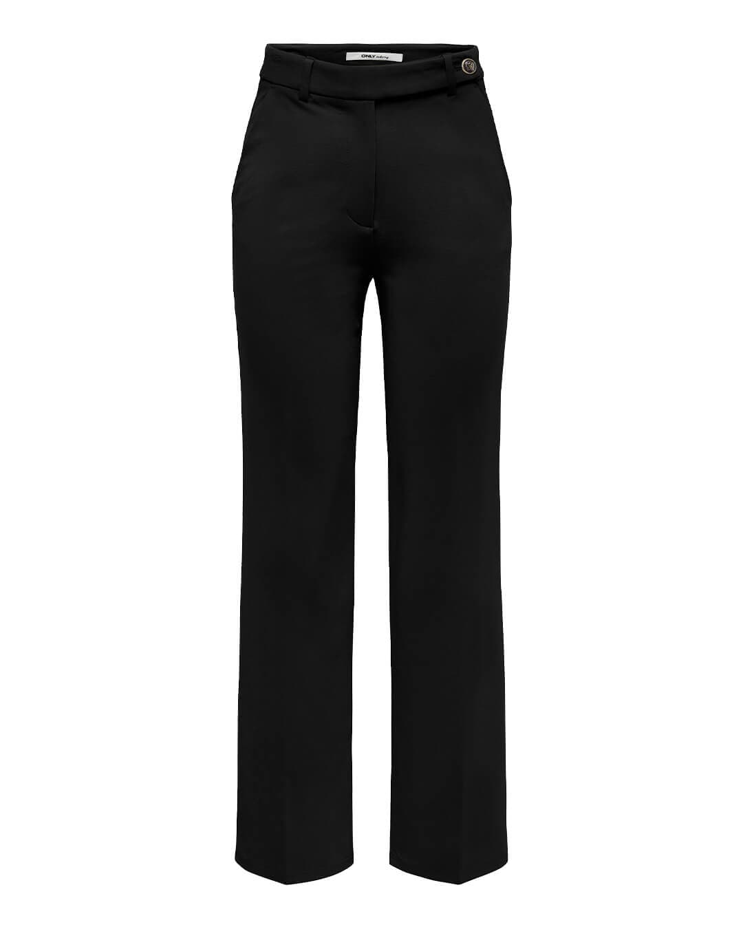 Only Trousers Only Eti Life Black Trousers