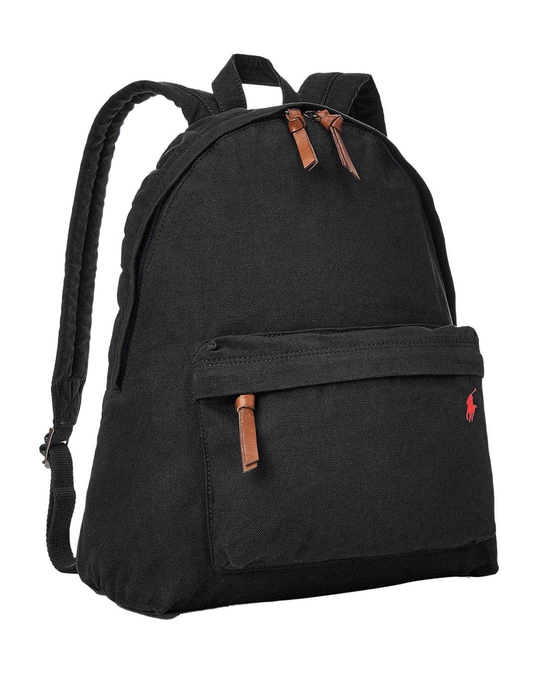 Polo Ralph Lauren Bags ONE SIZE Polo Ralph Lauren Black And Leather Backpack