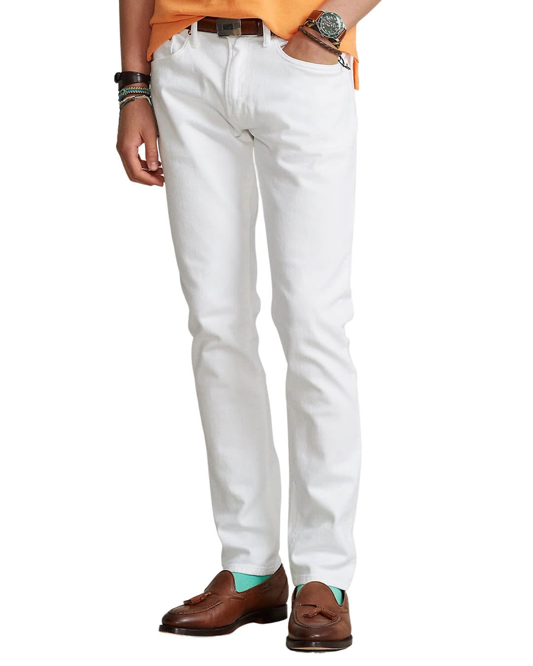 Polo Ralph Lauren Jeans Polo Ralph Lauren Sullivan Slim Stretch White Jeans