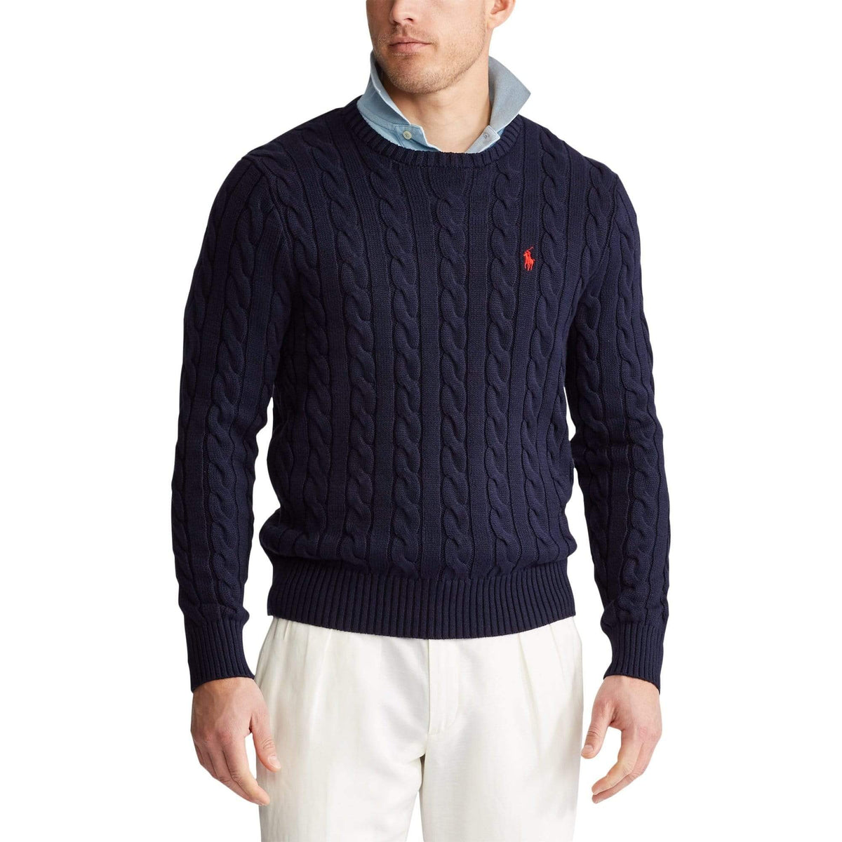 Polo Ralph Lauren - Jumpers - Polo Ralph Lauren Cable-Knit Cotton Sweater