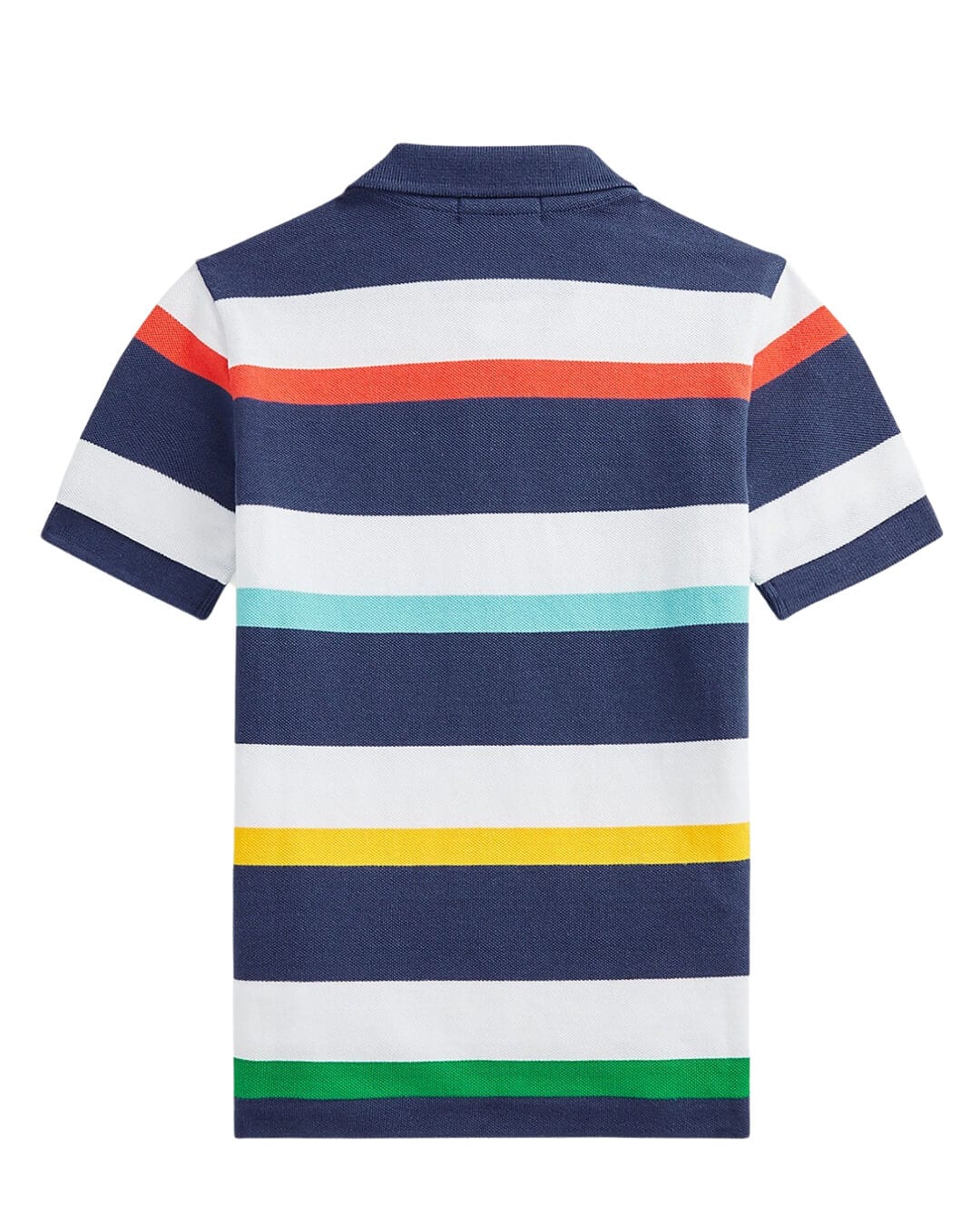 Polo Ralph Lauren Polo Shirts Boys Polo Ralph Lauren White And Multicoloured Striped Polo Shirt