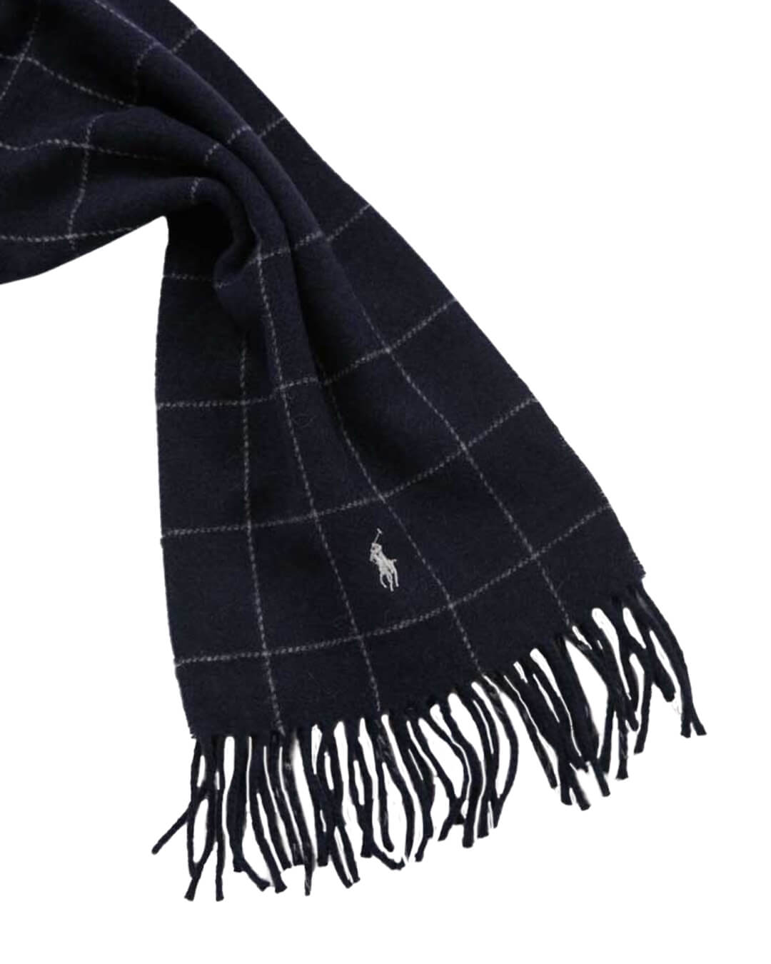 Polo Ralph Lauren Scarves ONE SIZE Polo Ralph Lauren Reversible Checked Navy Scarf