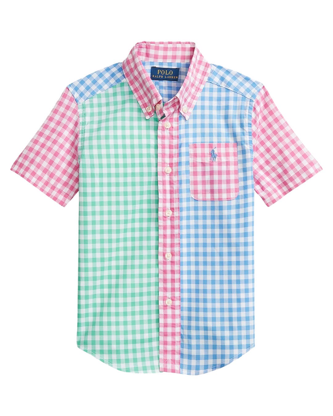 Polo Ralph Lauren Shirts Boys Polo Ralph Lauren Poplin Short-Sleeved Mix Fun Shirt