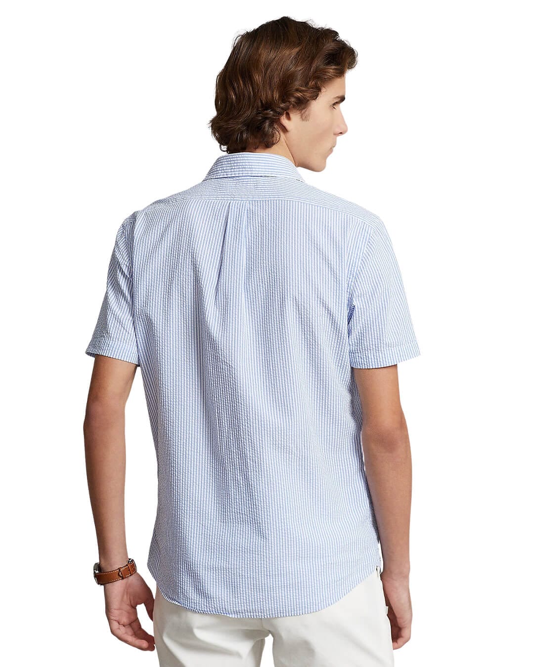 Polo Ralph Lauren Shirts Polo Ralph Lauren Custom Fit Blue Seersucker Shirt