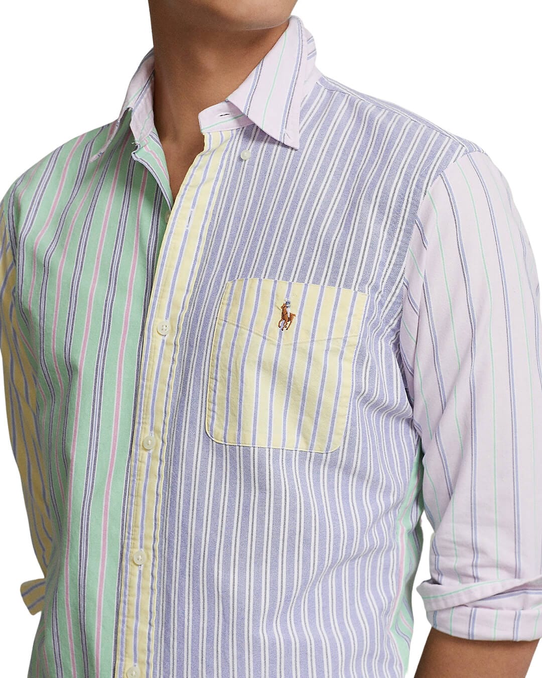 Polo Ralph Lauren Shirts Polo Ralph Lauren Custom Fit Mix Striped Oxford Fun Shirt