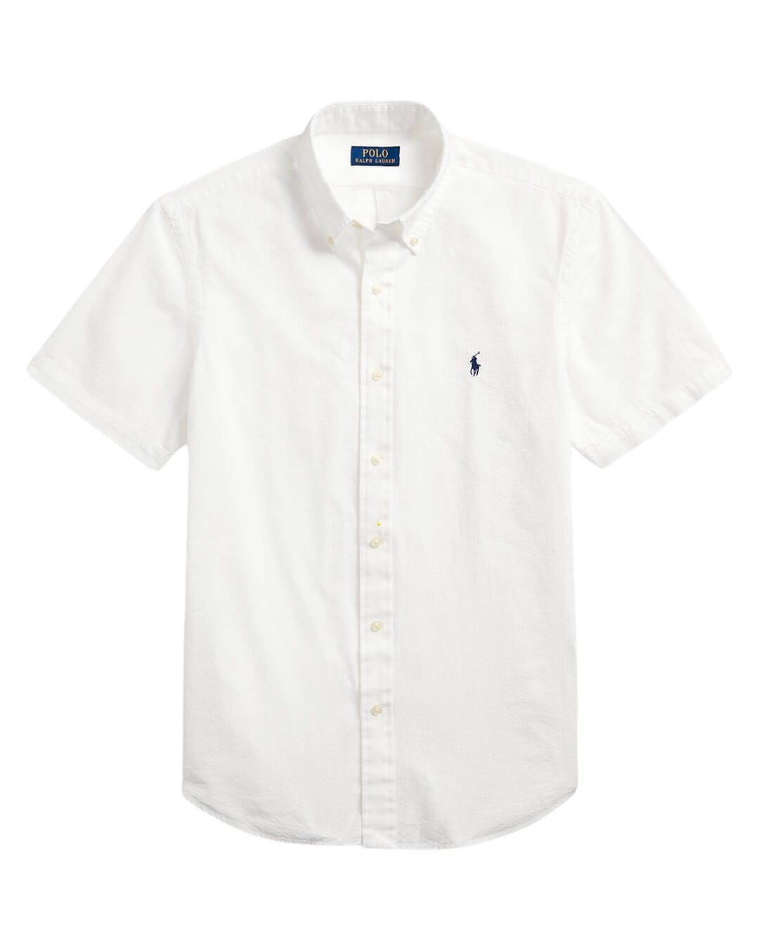 Polo Ralph Lauren Shirts Polo Ralph Lauren Custom Fit White Seersucker Shirt