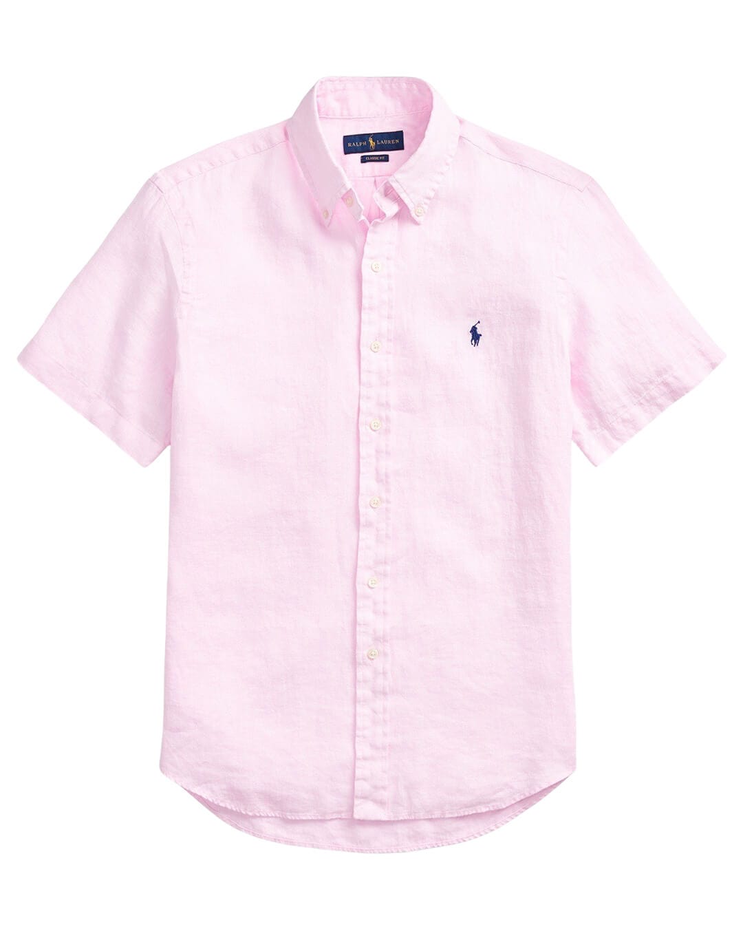 Polo Ralph Lauren Shirts Polo Ralph Lauren Slim Fit Pink Classic Linen Shirt