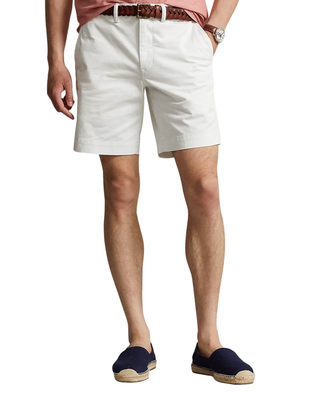 Polo Ralph Lauren Shorts Polo Ralph Lauren 20.3 cm Stretch Straight Fit White Chino Short