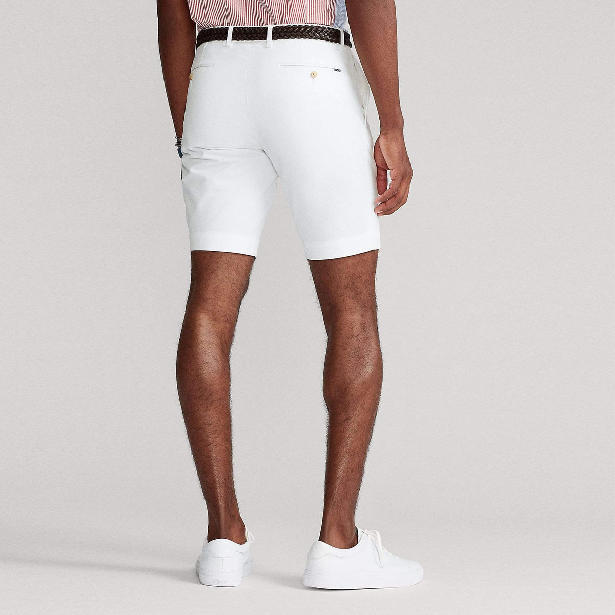 Polo Ralph Lauren - Shorts - Polo Ralph Lauren White Stretch Cotton Bermuda