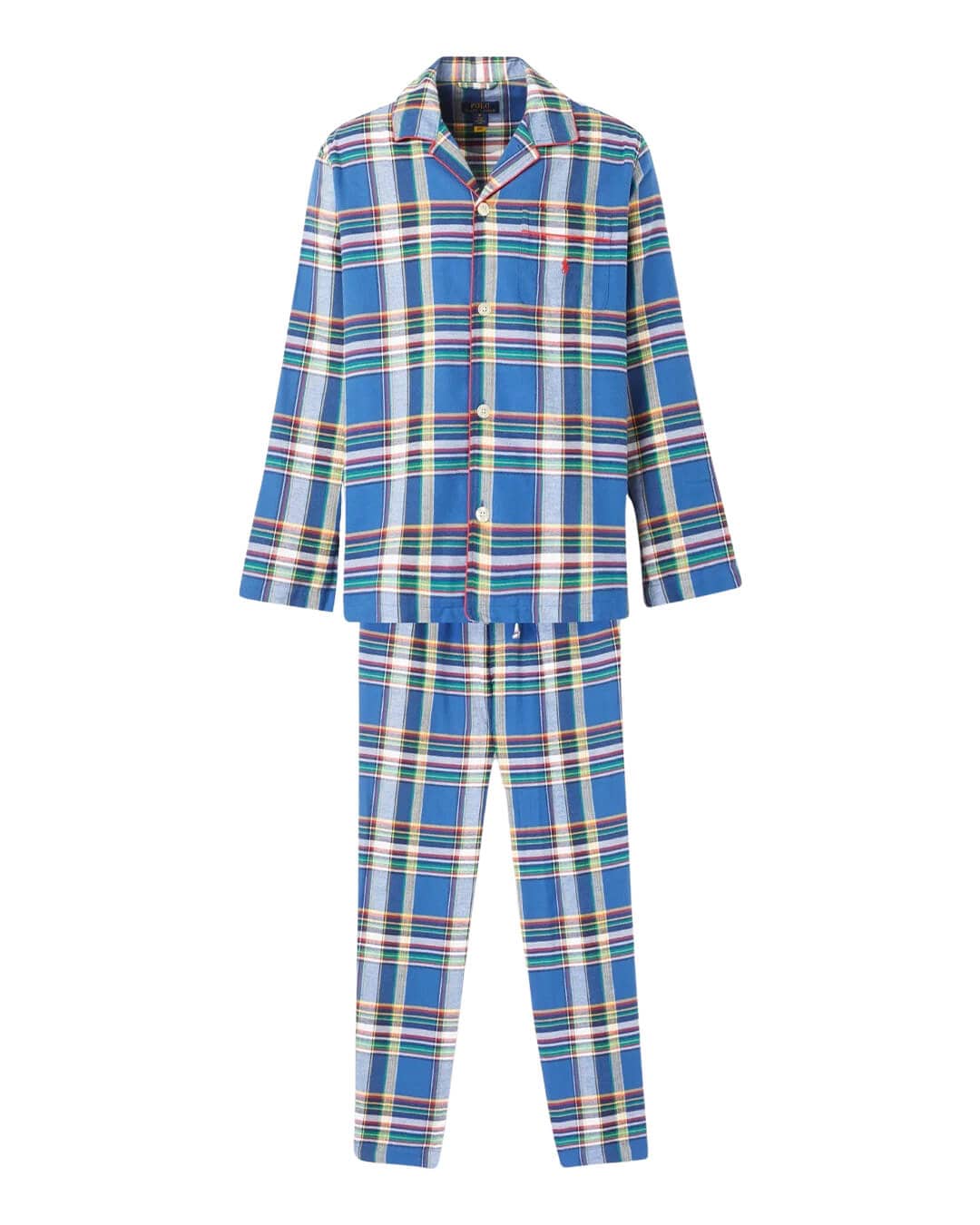 Polo Ralph Lauren Sleepwear Polo Ralph Lauren Blue Flanel Checked Pyjama