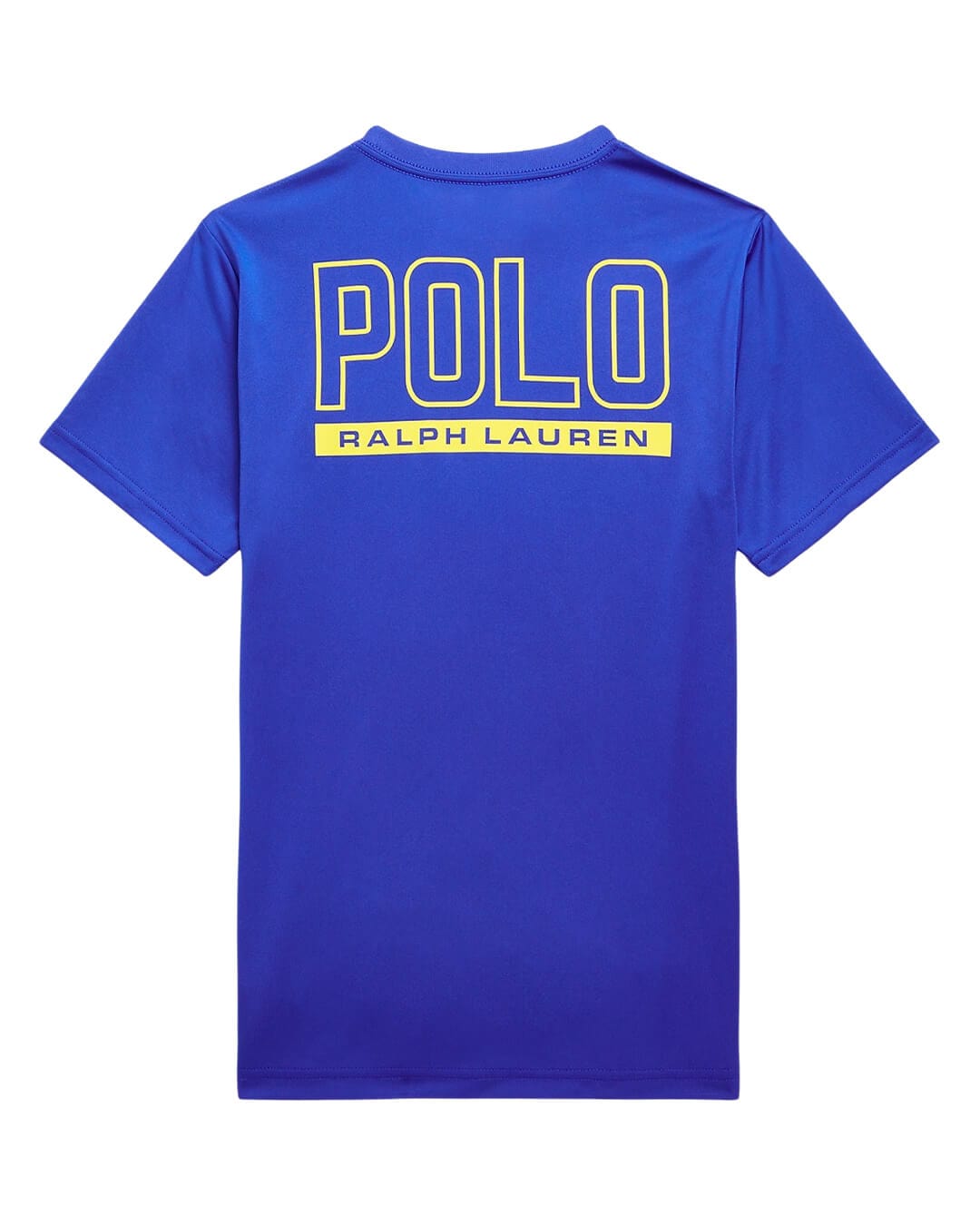 Polo Ralph Lauren T-Shirts Boys Polo Ralph Lauren Logo Performance Blue Jersey Tee