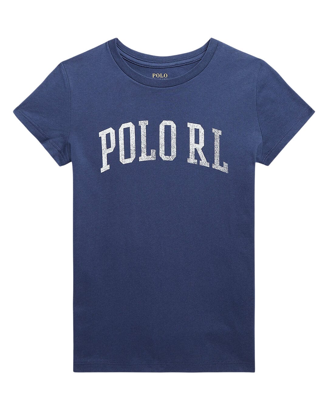 Polo Ralph Lauren T-Shirts Girls Polo Ralph Lauren Short Sleeved Graphic Blue T-Shirt