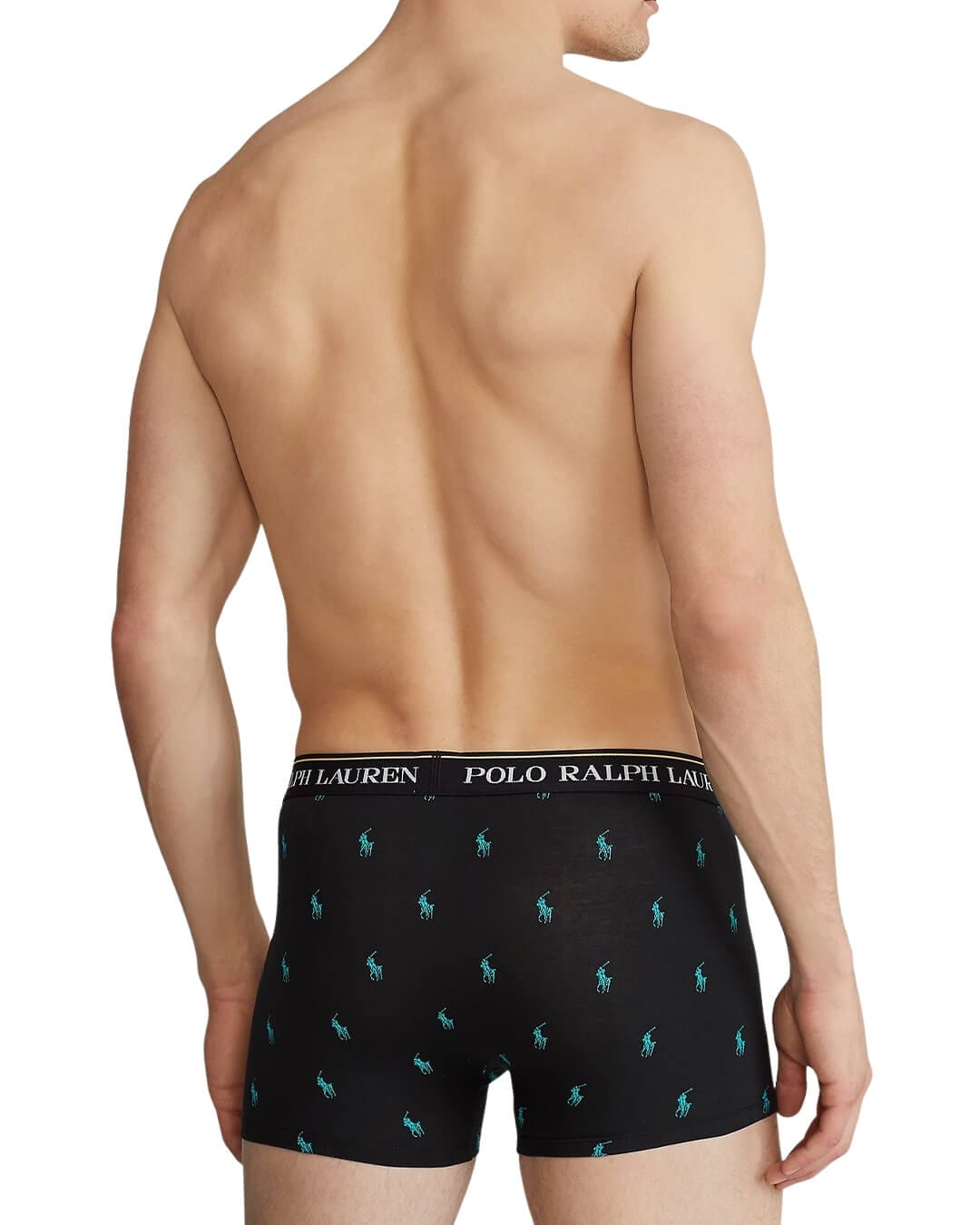 Polo Ralph Lauren Underwear Polo Ralph Lauren Black, Red And Turquoise Three-Pack Trunks