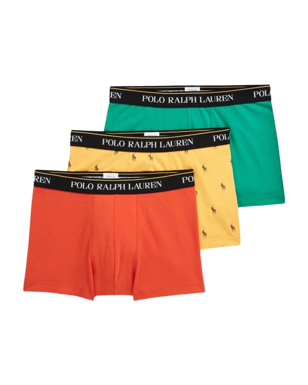 Polo Ralph Lauren Underwear Polo Ralph Lauren Boxer Brief 3-Pack Orange, Yellow &amp; Green