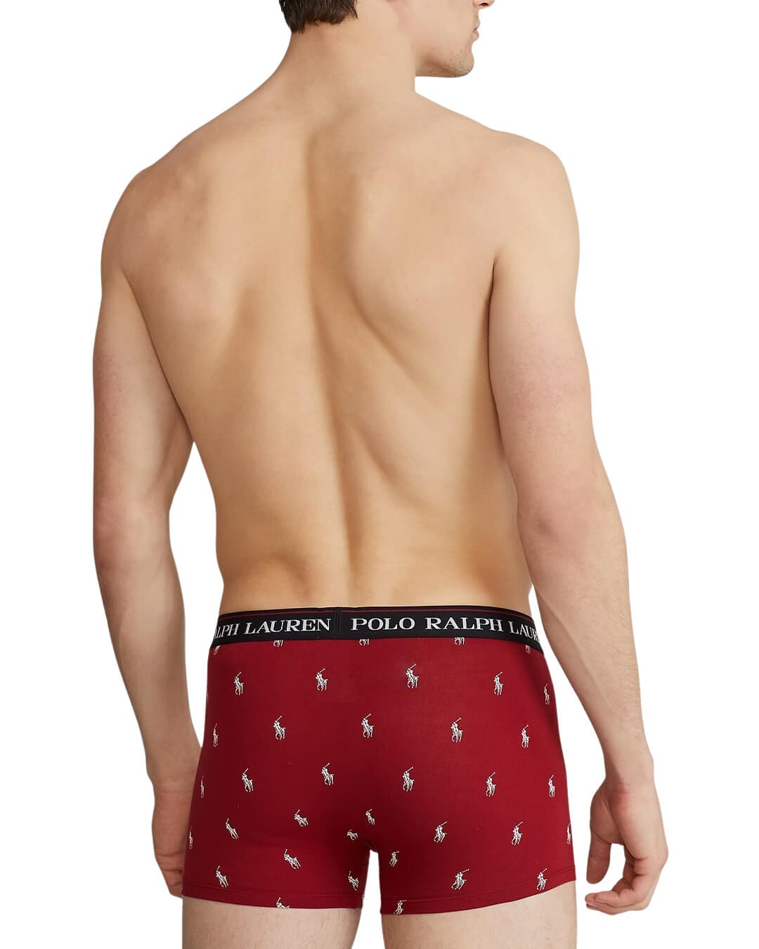 Polo Ralph Lauren Underwear Polo Ralph Lauren Red, Black And Grey Three-Pack Trunks