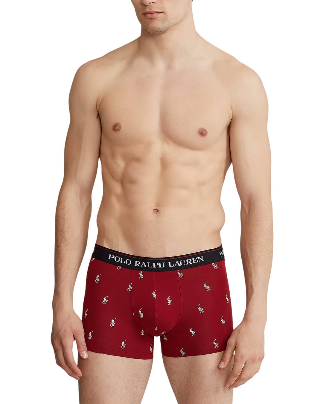 Polo Ralph Lauren Underwear Polo Ralph Lauren Red, Black And Grey Three-Pack Trunks