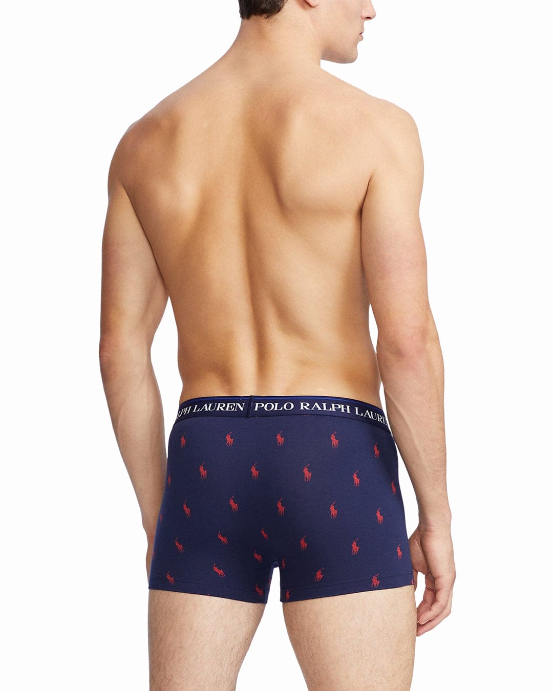 Polo Ralph Lauren Underwear Polo Ralph Lauren Red, Royal Blue And Navy Three-Pack Trunks