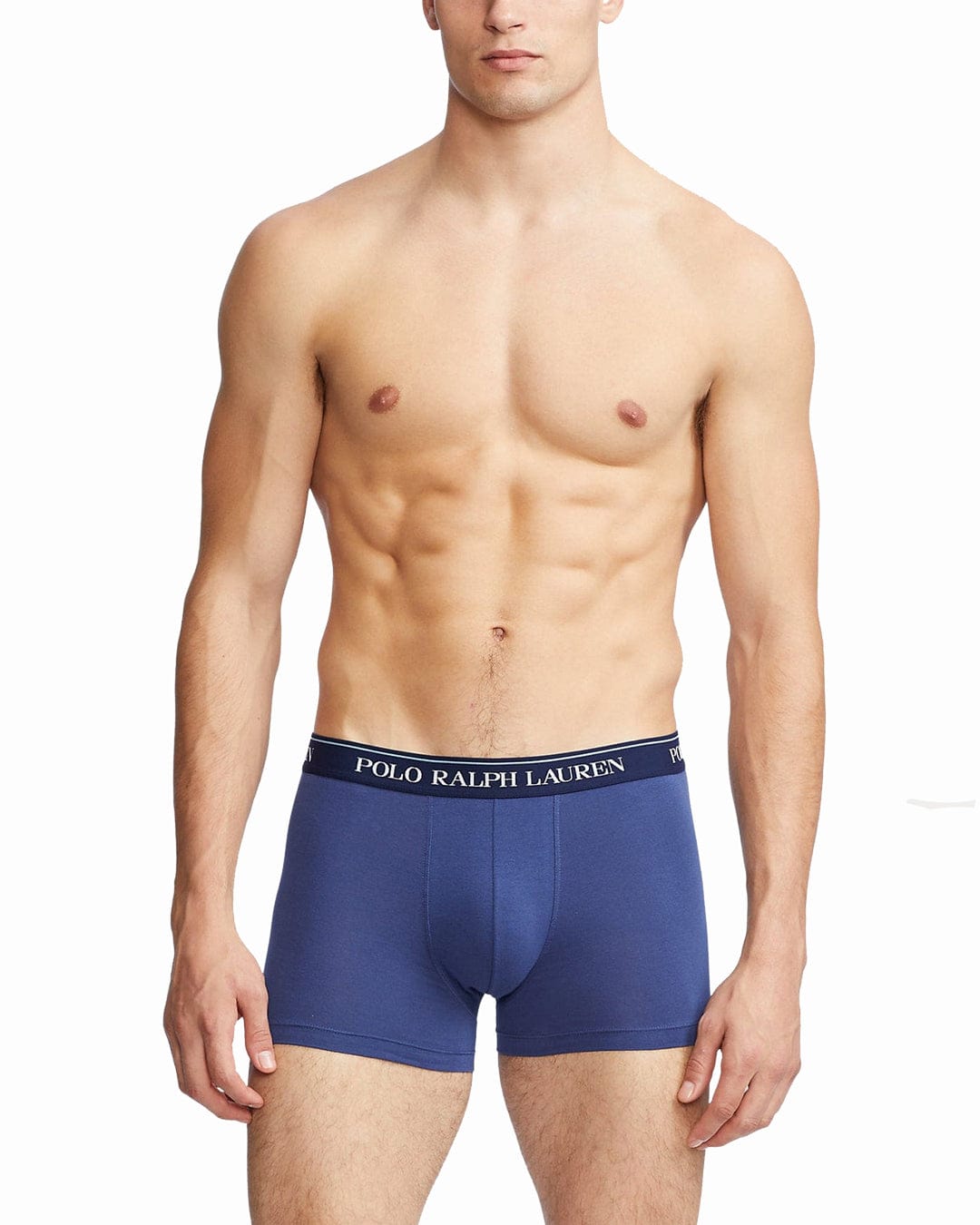 Polo Ralph Lauren Underwear Polo Ralph Lauren Sky Blue, Orange And Navy Three-Pack Trunks